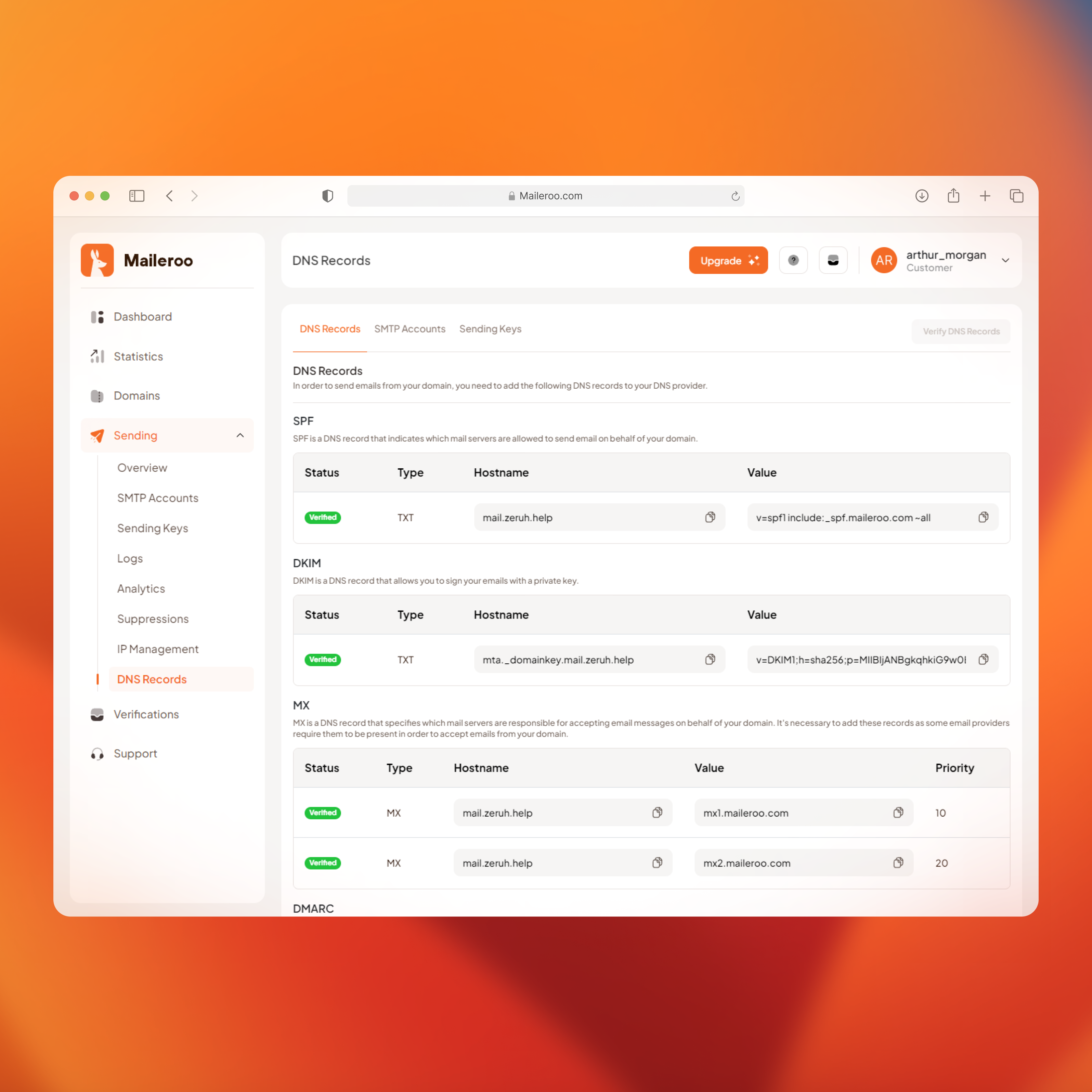 DNS Records for Emailing