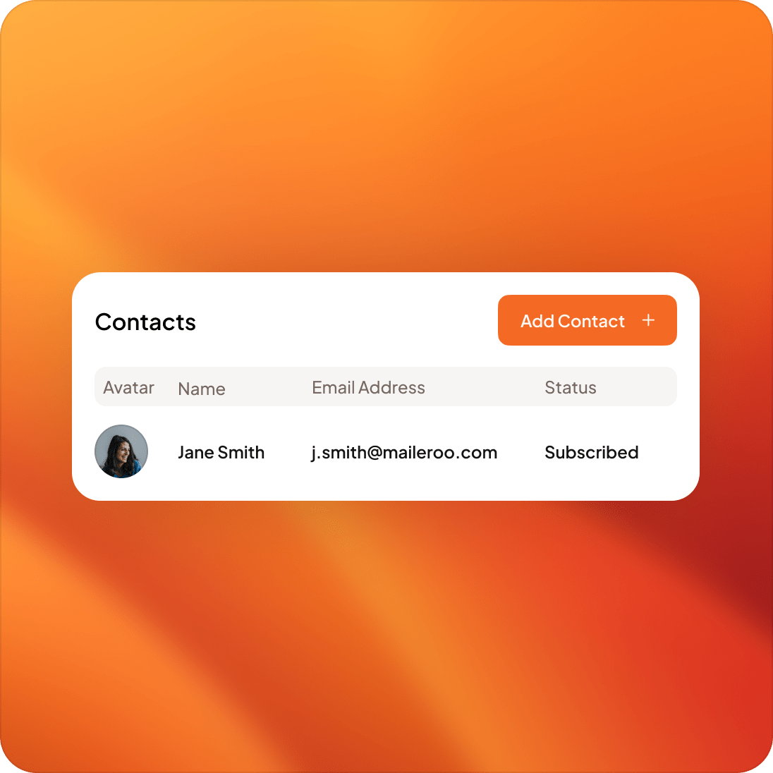 Contact Management